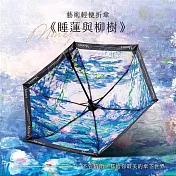 翡冷翠文創藝術輕便折傘｜莫內《睡蓮》