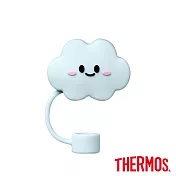 【THERMOS 膳魔師】藍色雲朵矽膠吸管塞(TKHA系列商品專用)(Z-ST-CLBL) 藍色