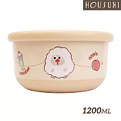 【HOUSUXI舒希】鬆鬆家族-不鏽鋼雙層隔熱碗1200ml-A3