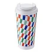 [星巴克]BEAMS方格旗不鏽鋼杯