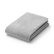 【MUJI 無印良品】棉圈絨雙線織浴巾/可吊掛/灰色【成品尺寸】W70×L140 cm