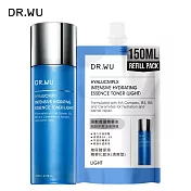 DR.WU 玻尿酸保濕精華化妝水(清爽型)150ML+補充包150ML