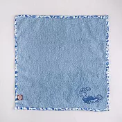 蓮塘魚藻方巾(群青)【受託代銷】