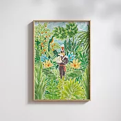 【 Hello Studio 你好工作室 】狐吉博物館 Huchii Museum系列 叢林｜插畫A4海報