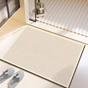 JIAGO 日式軟式珪藻土地墊 40x60cm 淺咖