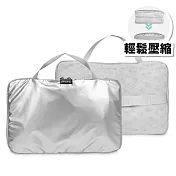 murmur 衣物袋（大、網狀拼接）│金屬銀