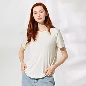 【ST.MALO】植萃生物基抗菌零汗雅典女上衣-2573WT- M 淺米白