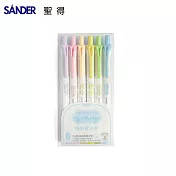 聖得 PL-2002-6S 護眼自動螢光筆 6色組