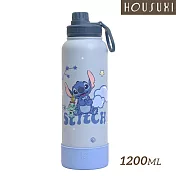 【HOUSUXI舒希】迪士尼史迪奇系列-大容量保冷保溫瓶(附吸管)1200ml-A3