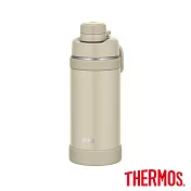 【THERMOS 膳魔師】可進洗碗機可提式設計不鏽鋼真空保溫瓶 720ml(FJU-750-SND) 柔沙駝