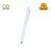 sun-star metacil light knock 按壓式金屬免削可擦永恆鉛筆 白