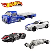 【正版授權】風火輪 PREMIUM 運輸車收藏4入組 玩具車 運輸車 福特/賓士 Hot Wheels