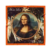 翡冷翠文創文藝復興大絲巾｜達文西《蒙娜麗莎》