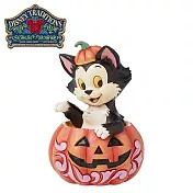 【正版授權】Enesco 費加洛 在萬聖節南瓜裡 塑像 公仔/精品雕塑 迪士尼/Disney