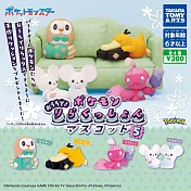 【日本正版授權】全套4款 寶可夢 放輕鬆公仔 P5 扭蛋/轉蛋 088483 木木梟/可達鴨/小鍛匠/一對鼠 神奇寶貝