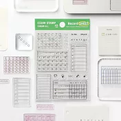 【日本BGM】Clear Stamp 自由編排透明印章 ‧ 記錄