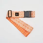 印花樂_行李束帶/玻璃海棠/朱橘紅 朱橘紅