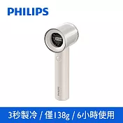 PHILIPS 飛利浦 高速100檔手持風扇 三色可選 ACR3222  雪白