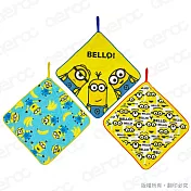 【日本丸真】小小兵 掛繩小方巾三入組 BELLO! BELLO!