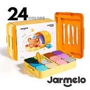 【JarMelo 原創美玩】萌趣寶貝膠囊超輕黏土組(24色) JA97090