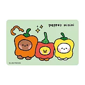 LINE FRIENDS minini  《彩色甜椒》一卡通