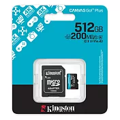 金士頓 Kingston 512GB 200MB/s U3 microSDXC UHS-I V30 A2 記憶卡 SDCG4/512GB