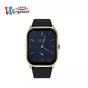 Ergotech人因 SW212 光脈2.01吋IPS智慧腕錶 黑曜金