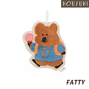 【HOUSUXI舒希】DINOTAENG 校園系列-加厚珊瑚絨擦手巾-A3 藍