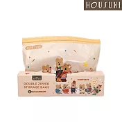 【HOUSUXI 舒希】DINOTAENG 校園系列-雙夾鏈保鮮袋-A3(兩款尺寸任選) L