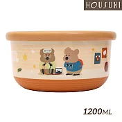 【HOUSUXI舒希】DINOTAENG 校園系列-不鏽鋼雙層隔熱碗1200ml-A3