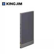 【KING JIM】Simplease透明資料夾 20頁/ 灰色