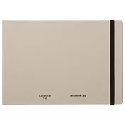 【日本LACONIC】2026 LAPTOP橫型週記事手帳B6 ‧ 束帶款/米色