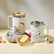 【BLACK HAMMER】SNOOPY運動系列 不鏽鋼隔熱馬克杯-足球款