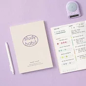 Table Talk 韓國180天讀書自律養成手冊 A5 乳霜白