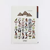 【日本Green Flash】STUDY HOLIC知識狂熱 雙層資料夾A5 ‧ 古代埃及物學