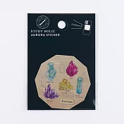 【日本Green Flash】STUDY HOLIC知識狂熱 虹光耐水貼紙 ‧ 礦物學