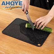 【AHOYE】加大可懸掛集水溝槽料理砧板 1入組 35X25CM (砧盤 沾板 切菜板)