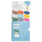 【日本Kanmido】File tab 造型索引標籤貼 ‧ ZOO ANIMALS