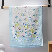 【日本野村毛巾】日本大阪泉州 柔軟吸水純棉毛巾 ‧ 小花漫舞(藍)