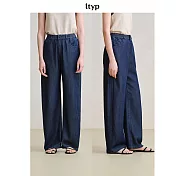 ltyp旅途原品 天絲真絲牛仔香蕉褲 百搭舒適淺色休閒牛仔褲 M L  M 丹寧藍