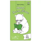 【日本UN TROIS CINQ】可站立式便利貼 ‧ 上班族北極熊/自由書寫款