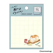 【日本UN TROIS CINQ】TOCOROCOMUGI 牢固黏貼便利貼 ‧ M/胖嘟嘟吐司貓