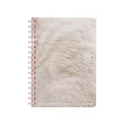 KOKUYO Campus軟線圈10週年限定筆記本方眼 A6-白貓