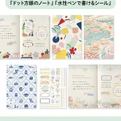 MIDORI Yuru Log筆記本B6- 藍色北歐