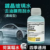 去油膜雨刮水50ml 鍍晶玻璃濃縮液 3瓶組
