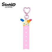 【日本正版授權】三麗鷗 造型鑰匙圈 吊飾 包包吊飾/文字遊戲/名牌吊飾 - 花小兔