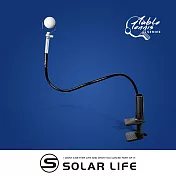 Solar Life 索樂生活 桌球回球訓練器(吸盤/夾台).乒乓練習器 桌球訓練器 桌球自練器 單人乒乓球 練習固定動作 夾台式訓練器/加贈專用球