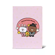 NPM | LINE FRIENDS 穿越故宮 25K加厚定頁筆記本 (唐)【受託代銷】