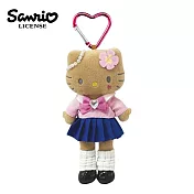 【日本正版授權】凱蒂貓 長腿系列 玩偶吊飾 吊飾 娃娃/絨毛玩偶 Hello Kitty - C款