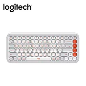 羅技 POP Icon Keys 無線鍵盤 時尚白